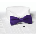 Purple Clip-On Bow Tie